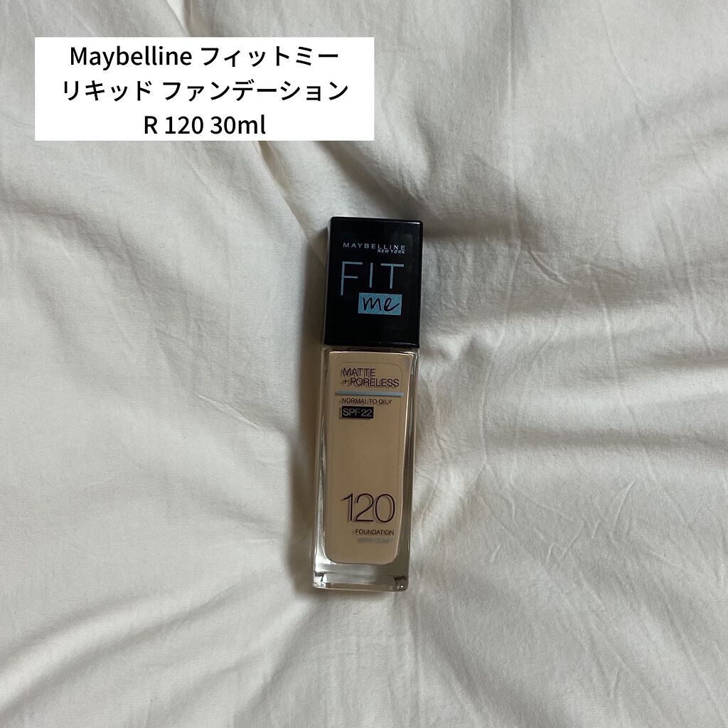 フィットミー リキッドファンデーション R/MAYBELLINE NEW YORK/リキッドファンデーションを使ったクチコミ（1枚目）