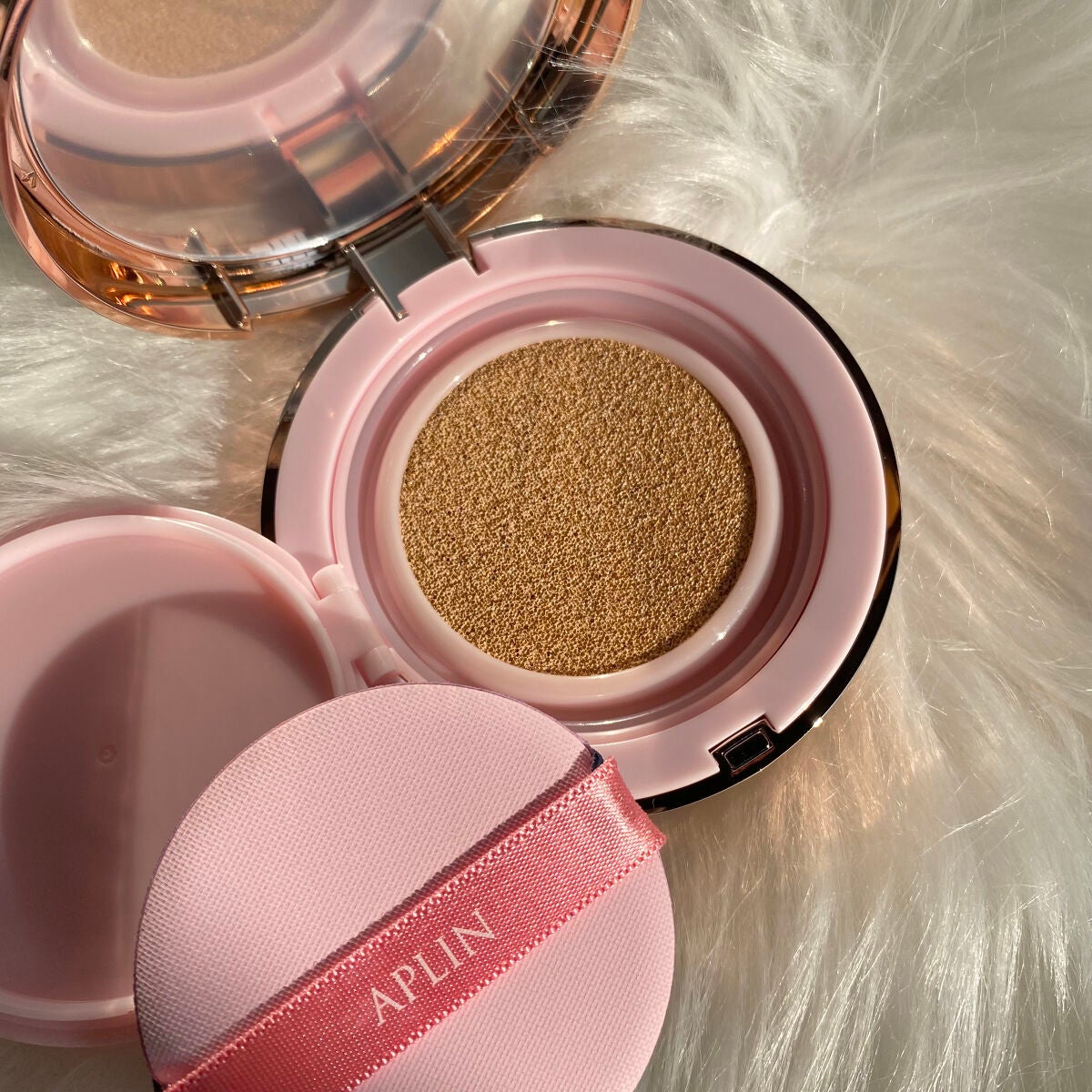 ピンクティーツリーカバークッション/APLIN/クッションファンデーションを使ったクチコミ(3枚目)