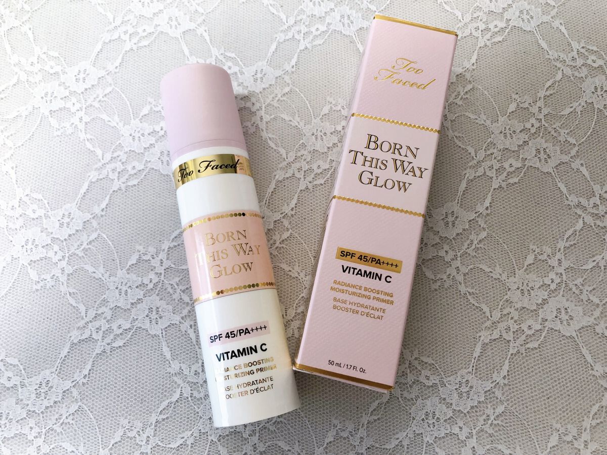 ボーン ディス ウェイ グロウ モイスチュアライジング メイクアップ プライマー/Too Faced/化粧下地を使ったクチコミ（2枚目）