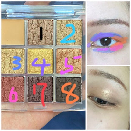 ディオール バックステージ アイ パレット/Dior/アイシャドウパレットを使ったクチコミ(5枚目)