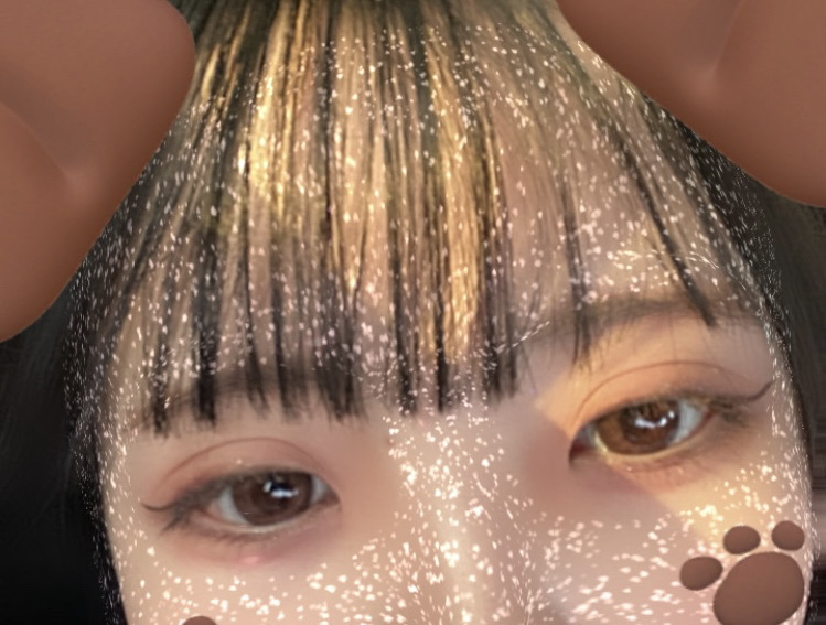 Flurry by colors 1day モカダークブラウン(うるうるチワワ)/Flurry by colors/ワンデー（１DAY）カラコンを使ったクチコミ（2枚目）