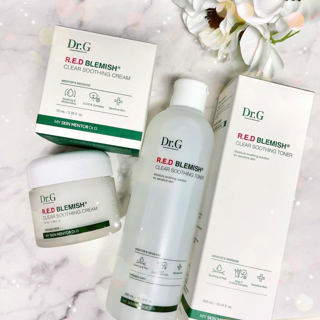 レッドB・Cスムージングクリーム/Dr.G/フェイスクリームを使ったクチコミ(7枚目)