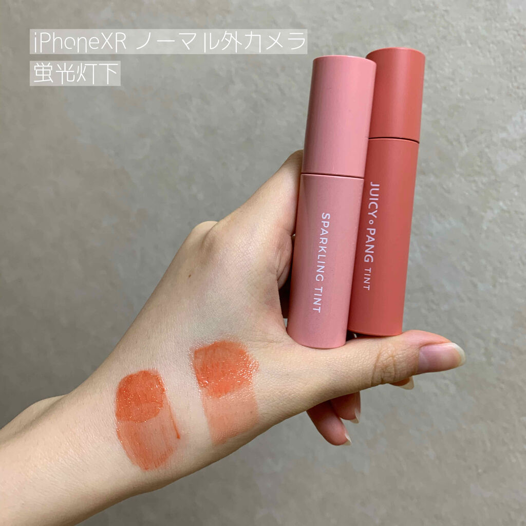 アピュー ジューシーパン スパークリングティント/A’pieu/口紅を使ったクチコミ（2枚目）