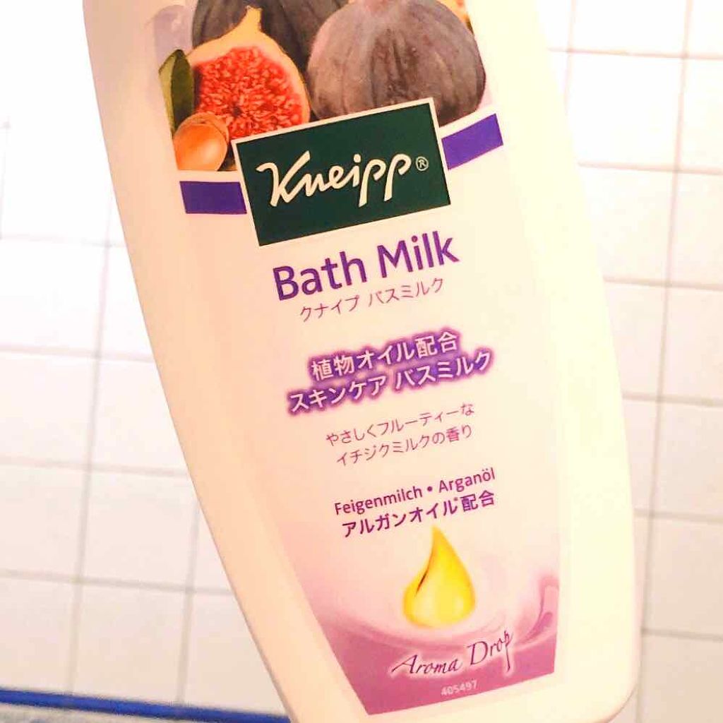 バスミルク イチジクミルクの香り/クナイプ/保湿系入浴剤を使ったクチコミ（2枚目）