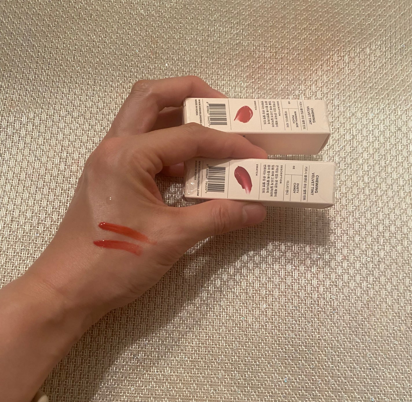 Moka Amolir代表麻布十番 on LIPS 「KIRSH(キルシー)チューイングベルベットティント2種類のテ..」(2枚目)