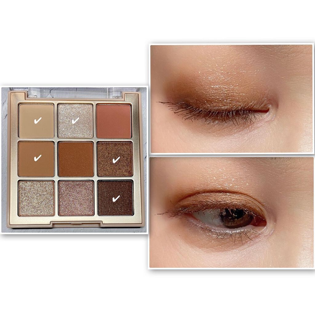 シャドウパレット/dasique/アイシャドウパレットを使ったクチコミ(4枚目)