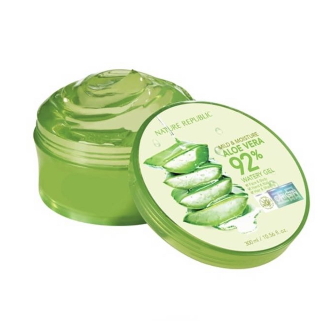 マイルド＆モイスチャーアロエジェル/ネイチャーリパブリック/ボディローションを使ったクチコミ（1枚目）