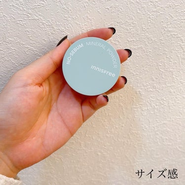 innisfree ノーセバム　ミネラルパウダー　Nのクチコミ「ここ数年でめちゃくちゃSNSで見かけることが多かったイニスフリーのノーセバムパウダー。
Lem.....」（2枚目）