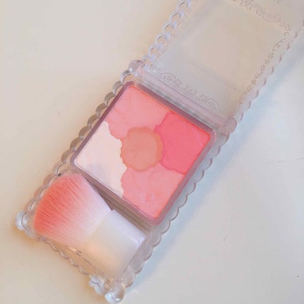 マットフルールチークス 01 マットアプリコット/キャンメイク/パウダーチークを使ったクチコミ(2枚目)