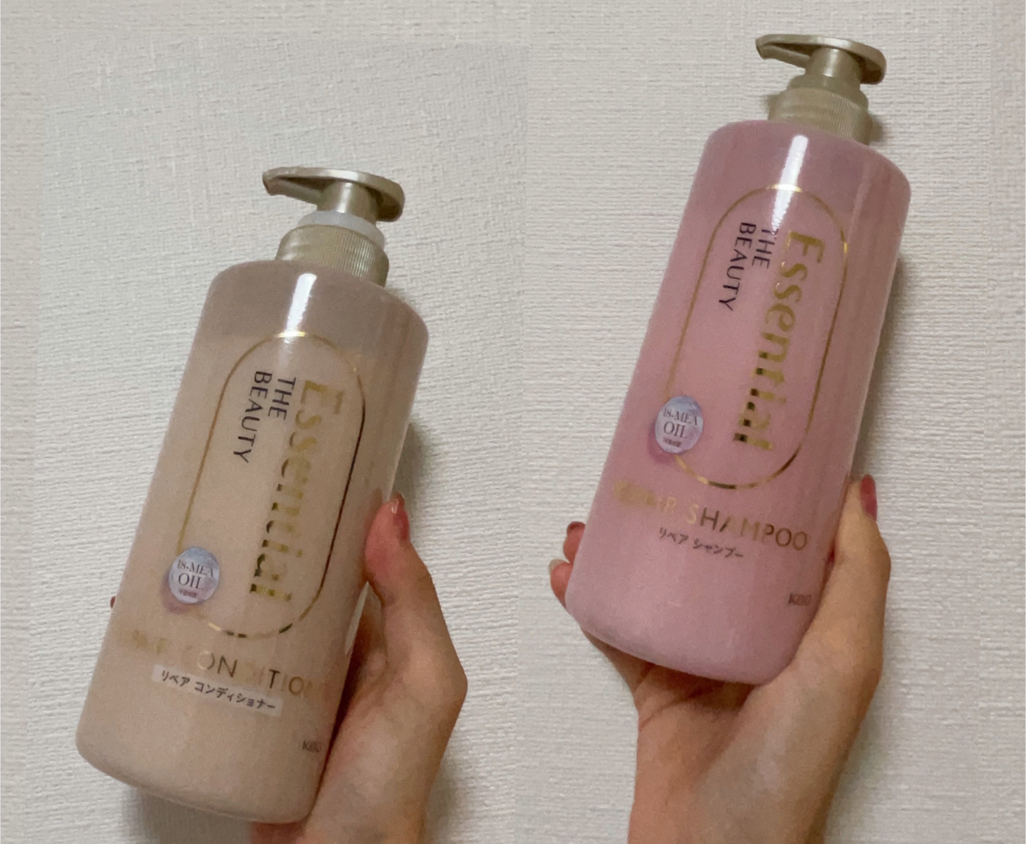 ザビューティ リペアシャンプー・コンディショナー/エッセンシャル/市販シャンプーを使ったクチコミ（1枚目）