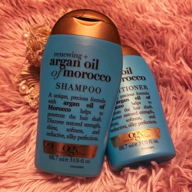 renewing argan oil of morocco shampoo/conditioner /OGX beauty/シャンプー・コンディショナーを使ったクチコミ（1枚目）