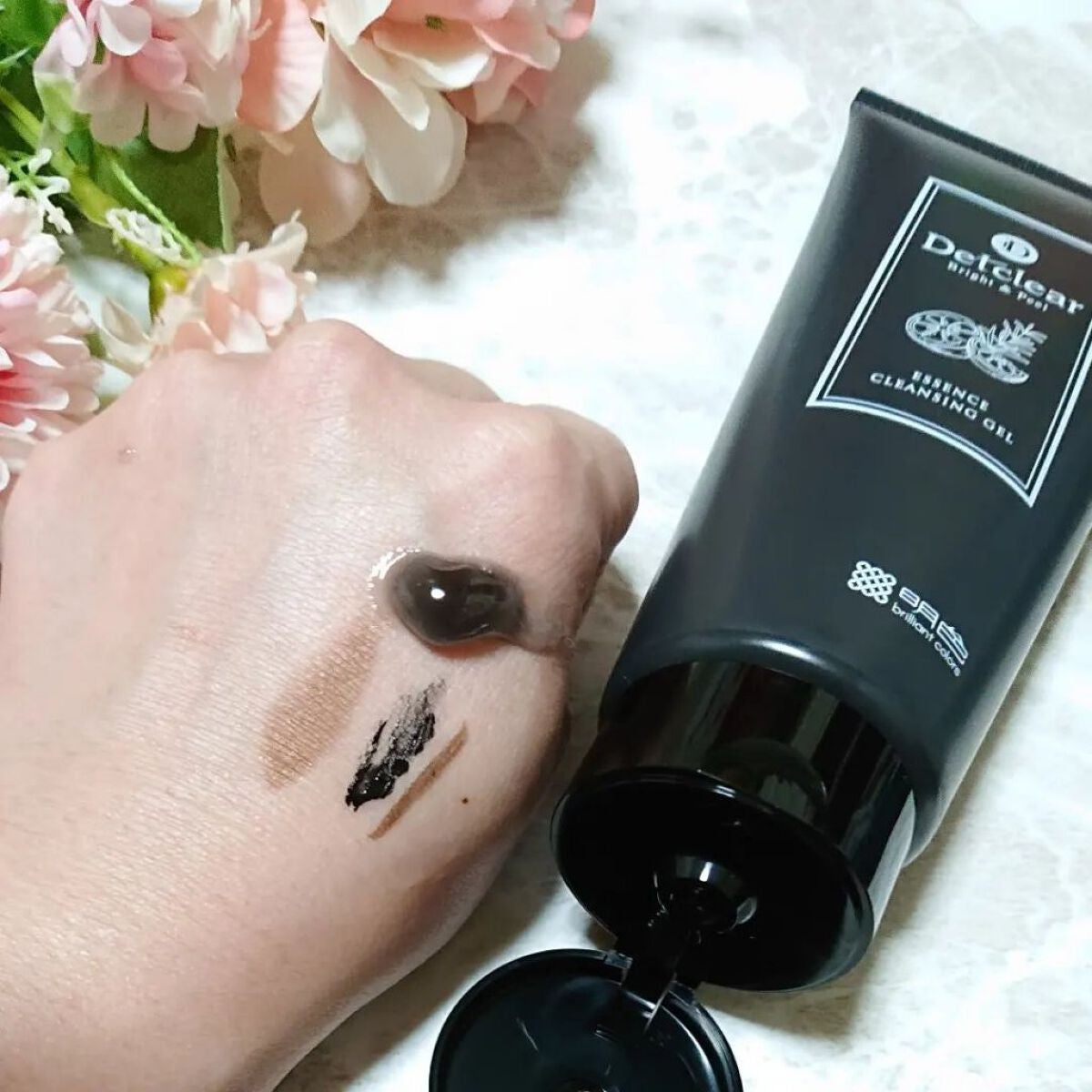 DETクリア ブライト&ピール 美容液クレンジングジェル<炭クレイ> /Detclear/クレンジングジェルを使ったクチコミ(4枚目)