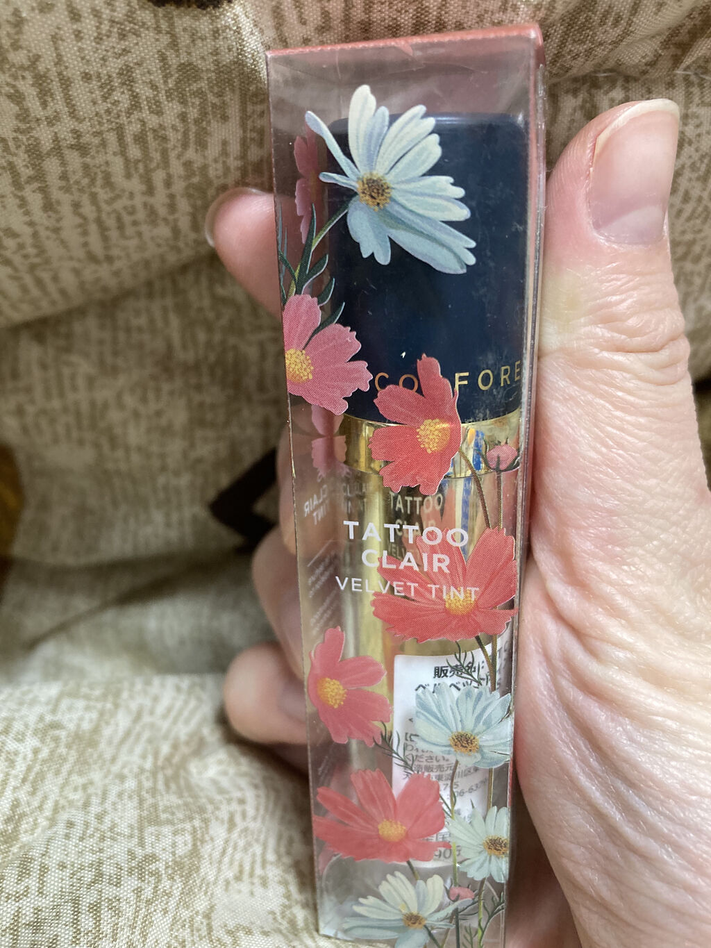 タトゥーベルベットティント/フォレンコス/リップティントを使ったクチコミ（1枚目）