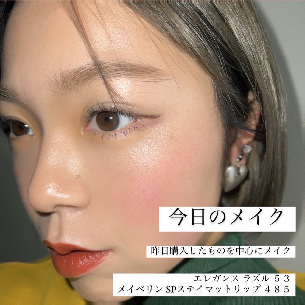 SPステイ マットインク N485 冒険的なヘーゼルナッツプラリネ/MAYBELLINE NEW YORK/口紅を使ったクチコミ（1枚目）