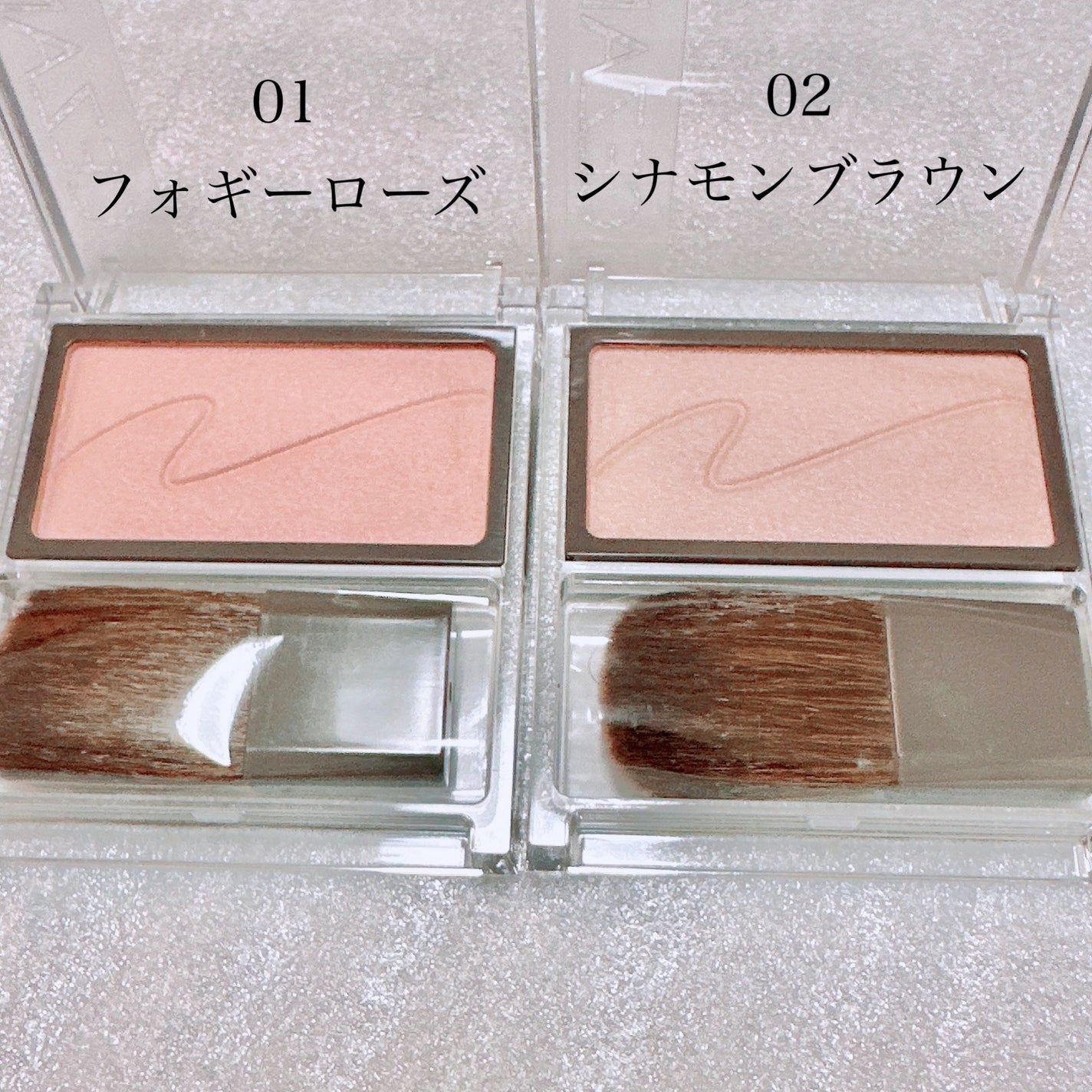 チークブラッシュ/CEZANNE/パウダーチークを使ったクチコミ(2枚目)