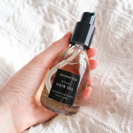 リチュアルヘアオイルラベンダー&パチョリ/AROMATICA/ヘアオイルを使ったクチコミ(1枚目)