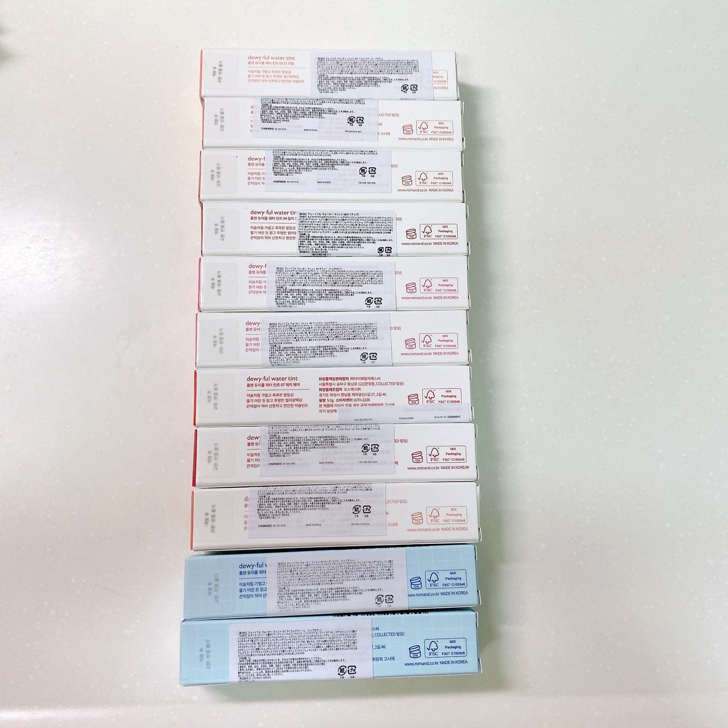 デュイフルウォーターティント/rom&nd/リップティントを使ったクチコミ(6枚目)