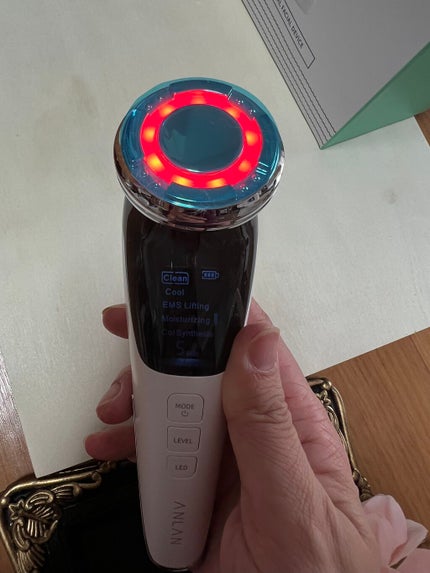 多機能温冷美顔器/ANLAN/美顔器・マッサージを使ったクチコミ(4枚目)