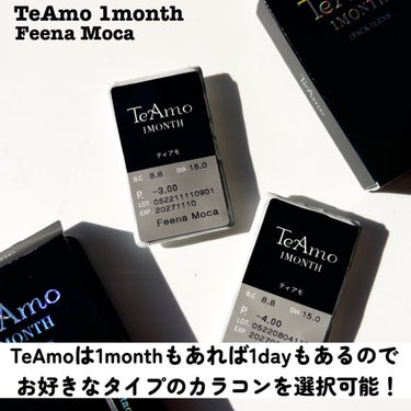 TeAmo 1month/TeAmo/１ヶ月（１MONTH）カラコンを使ったクチコミ（3枚目）