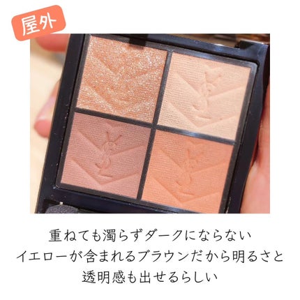 クチュール ミニ クラッチ/YVES SAINT LAURENT BEAUTE/アイシャドウパレットを使ったクチコミ(3枚目)