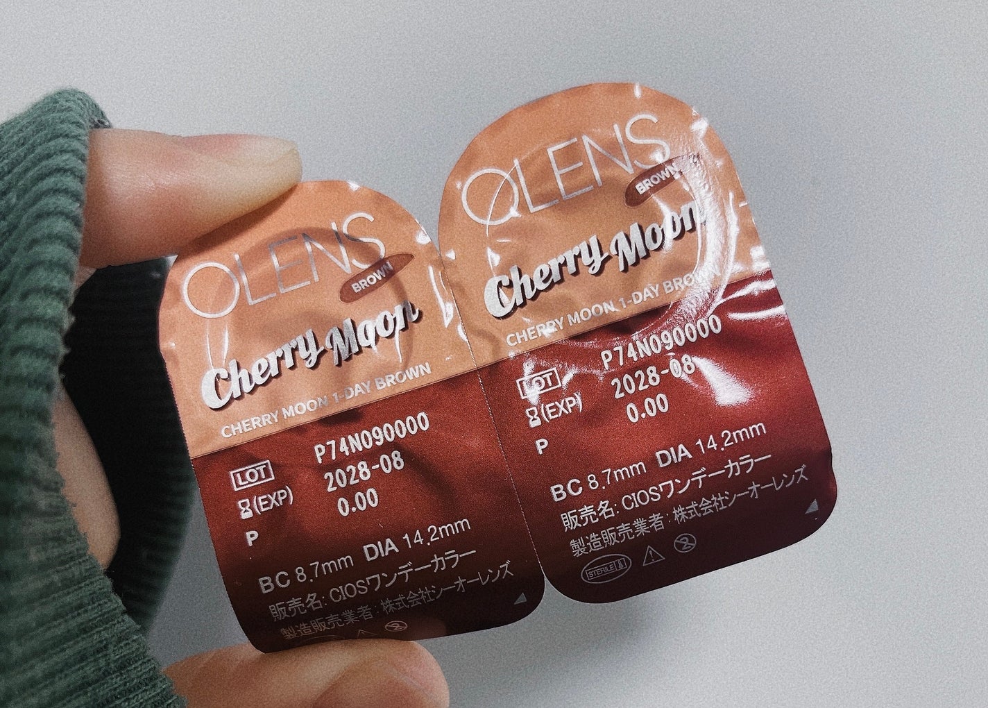 はる@フォロバします on LIPS 「カラコン👀覚え書きレビュー✍オーレンズチェリームーンワンデーブ..」(2枚目)