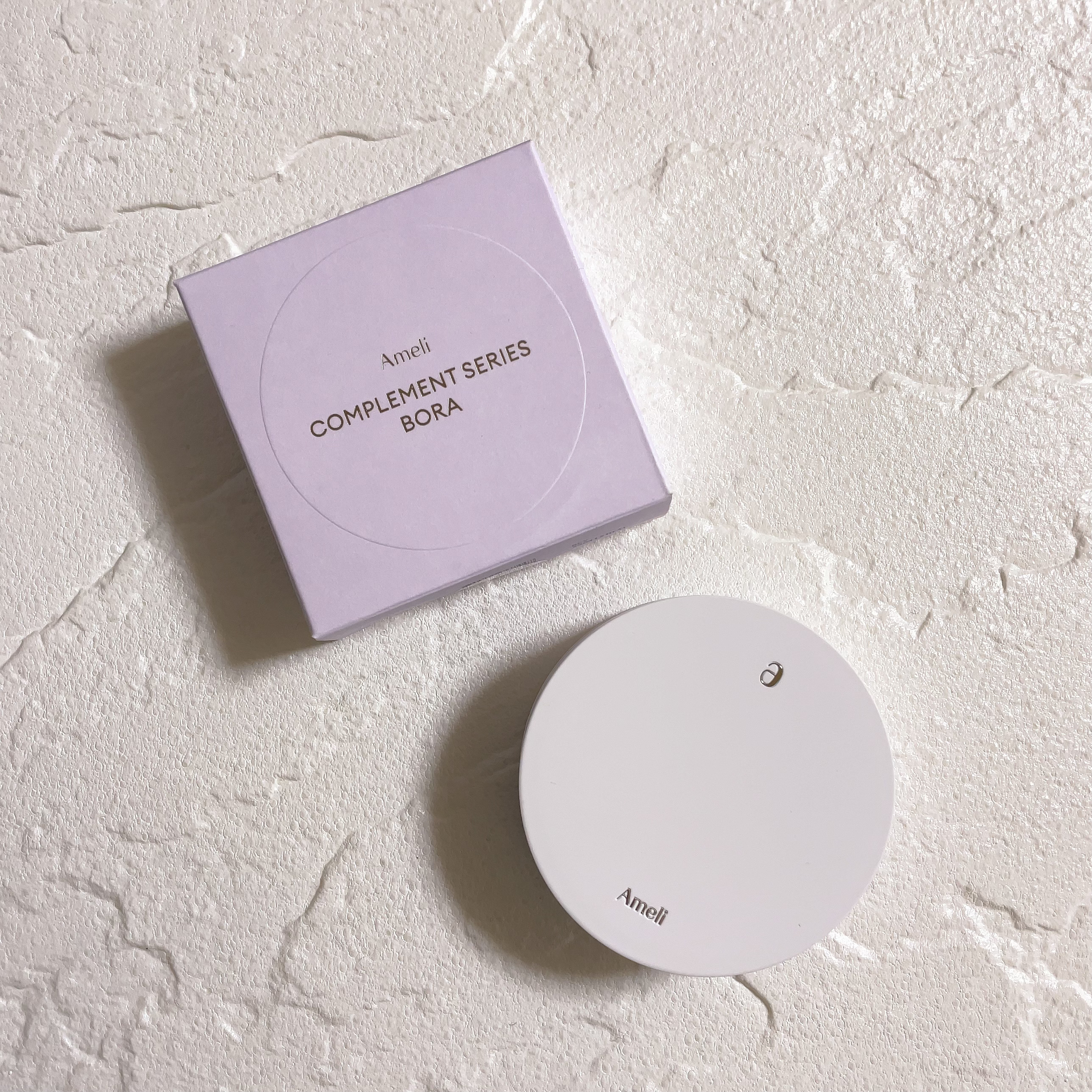 コンプリメントシリーズクッション 紫色(ボラ)/Ameli/クッションファンデーションを使ったクチコミ（1枚目）
