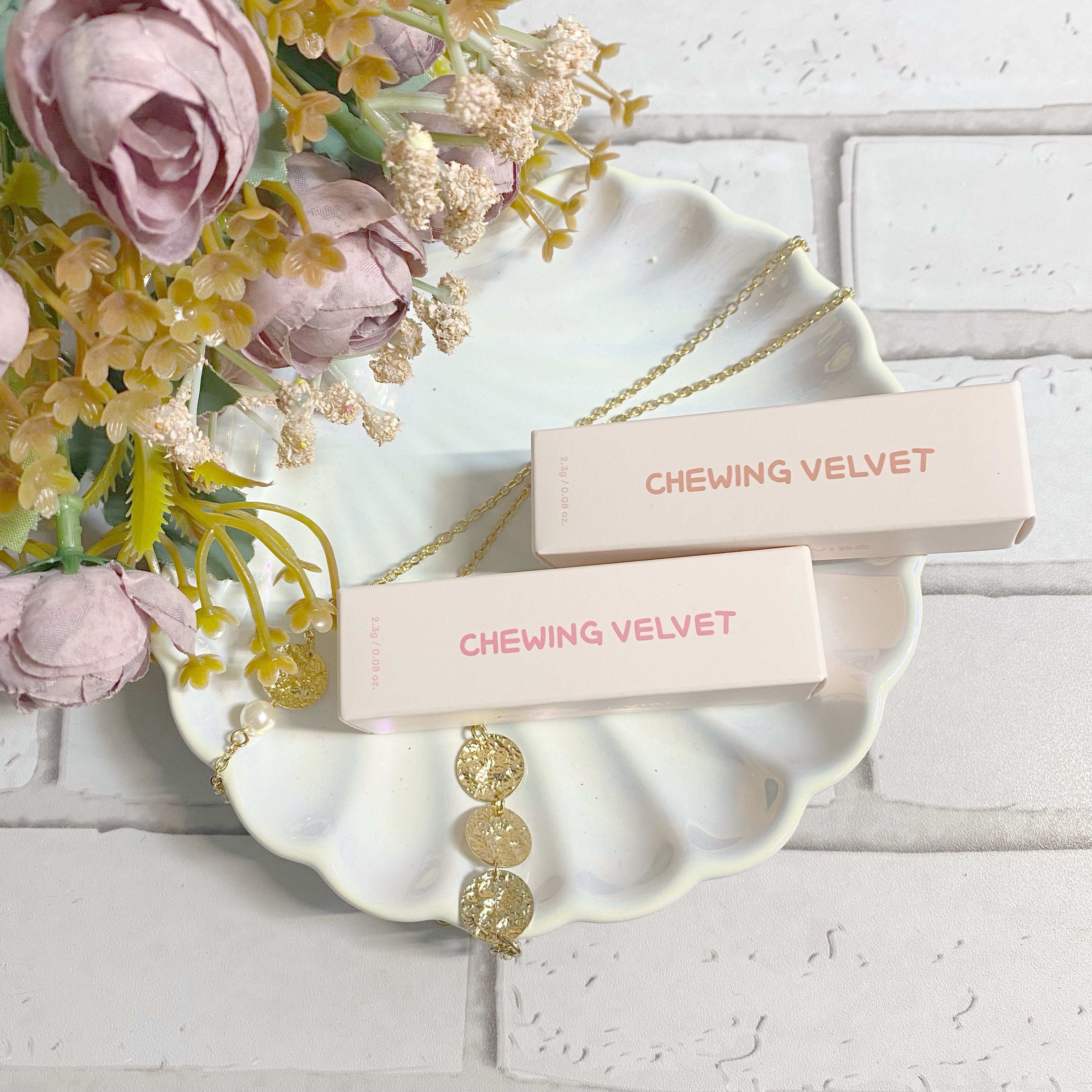 チューインガムベルベットティント/KIRSH(キルシー)/リップティントを使ったクチコミ（2枚目）