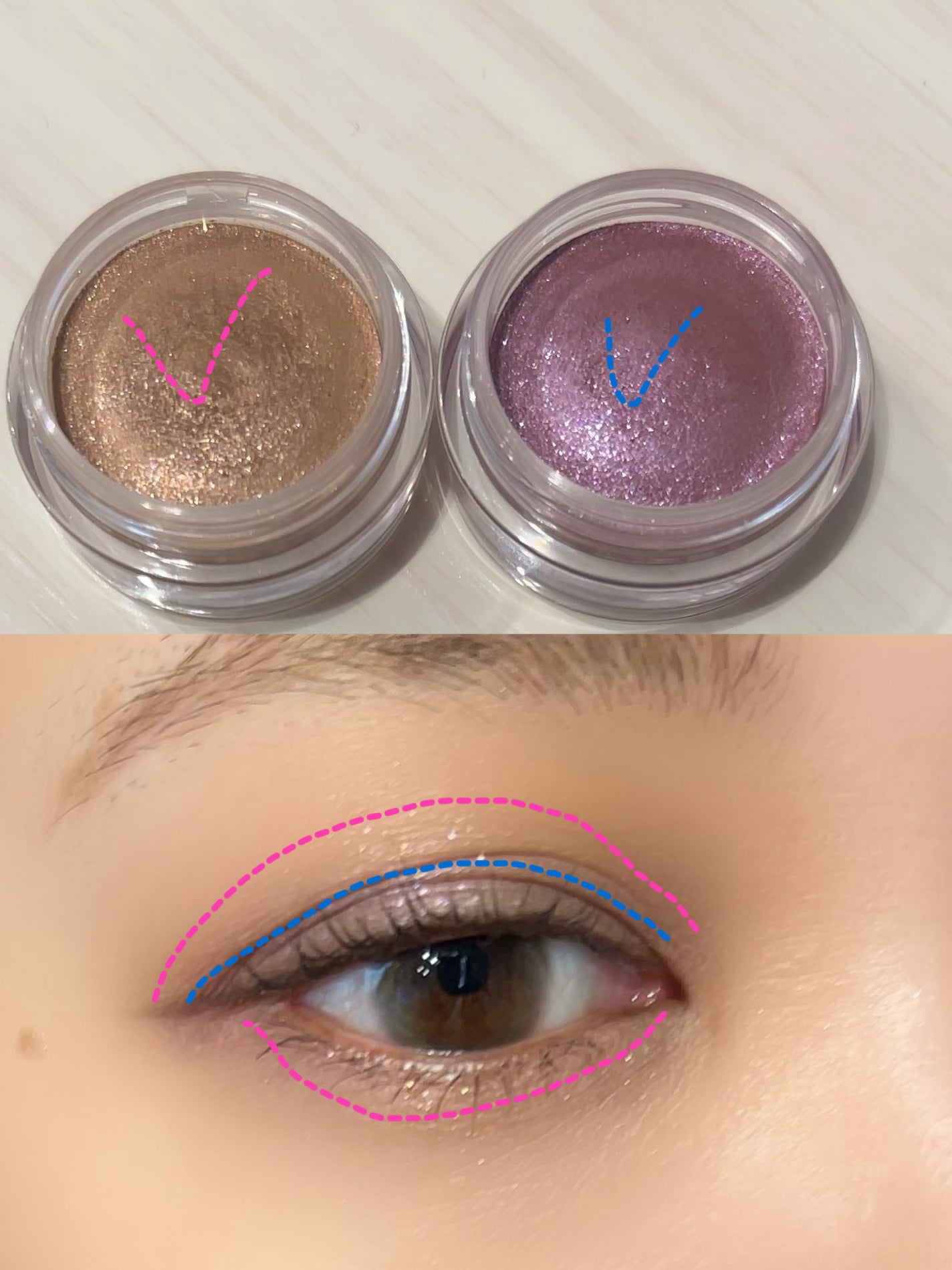 グロッシー アイヴェール/Visée/ジェル・クリームアイシャドウを使ったクチコミ(4枚目)