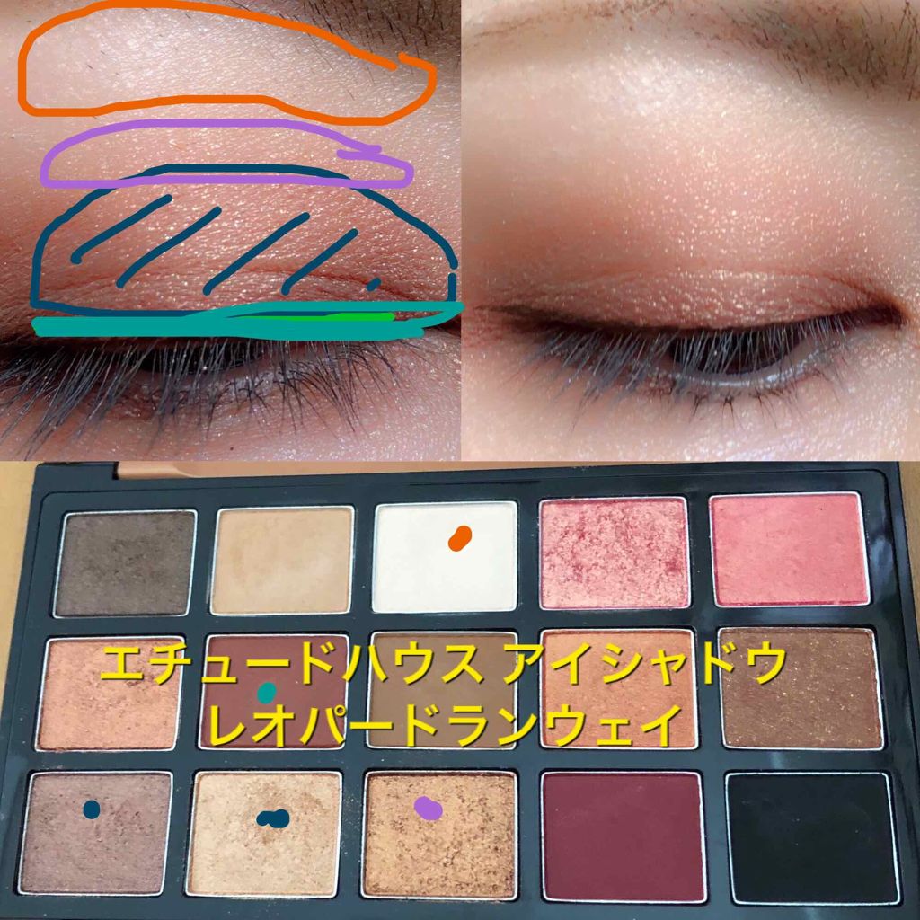 プレイカラーアイパレット レオパードランウェイ/ETUDE/アイシャドウパレットを使ったクチコミ(1枚目)