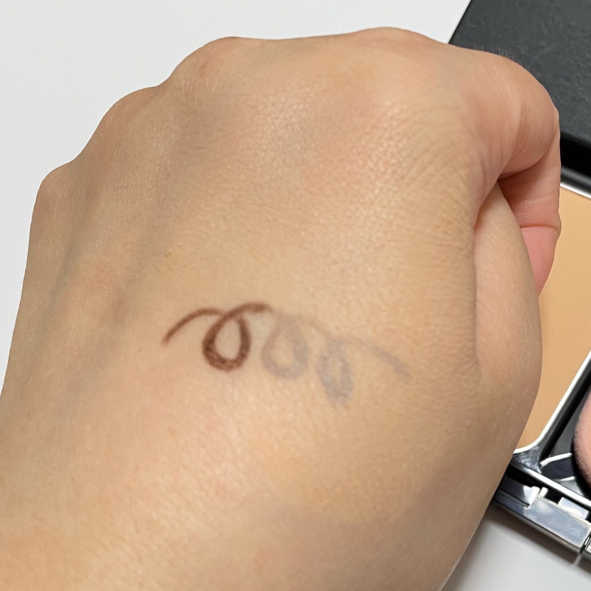 薬用 タイムケア パウダーファンデーション(しっとり) スポンジ/HABA/パウダーファンデーションを使ったクチコミ（3枚目）