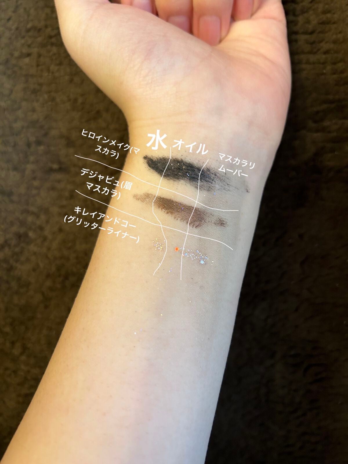 グリッターライナー/Kirei&co./グリッターを使ったクチコミ(4枚目)