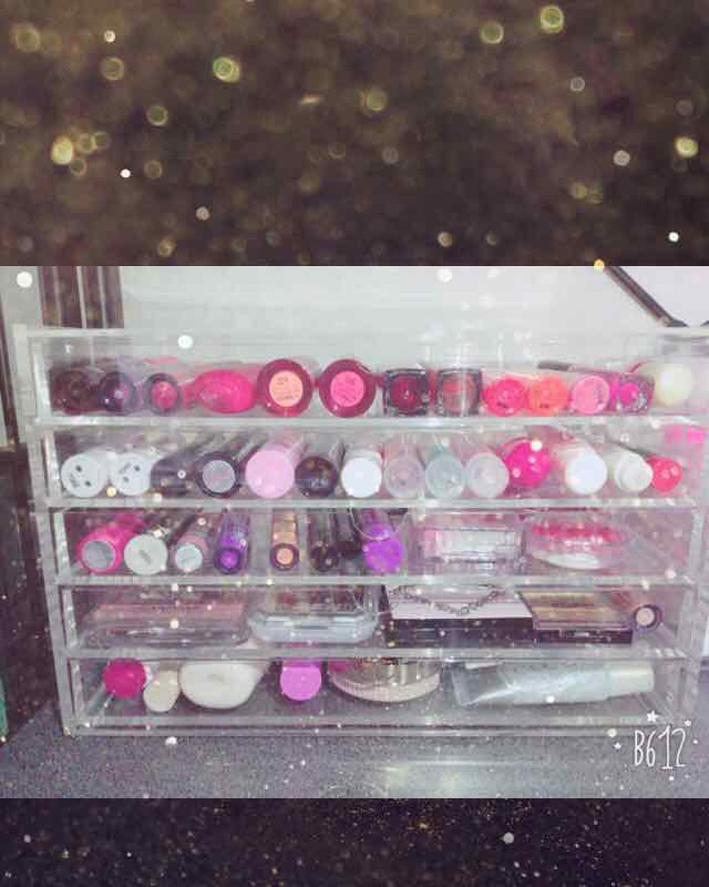 重なるアクリルケース･横型5段/無印良品/その他化粧小物を使ったクチコミ（1枚目）