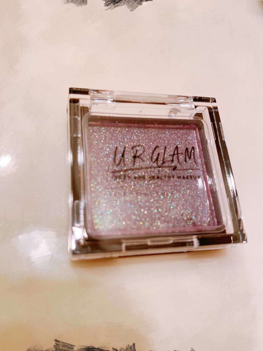 UR GLAM POWDER EYESHADOW/U R GLAM/単色アイシャドウを使ったクチコミ(1枚目)