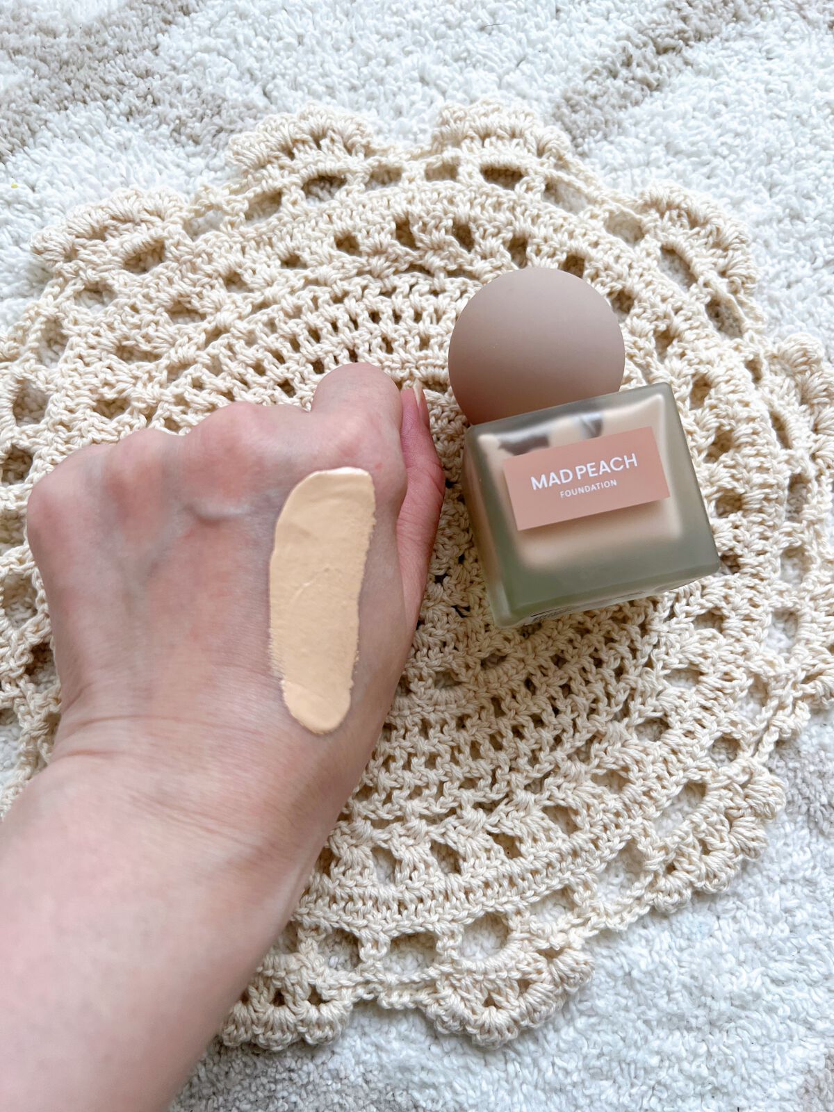 マッドピーチ スタイルフィットファンデーション/MAD PEACH/リキッドファンデーションを使ったクチコミ(4枚目)