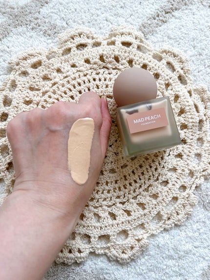 マッドピーチ スタイルフィットファンデーション/MAD PEACH/リキッドファンデーションを使ったクチコミ(4枚目)