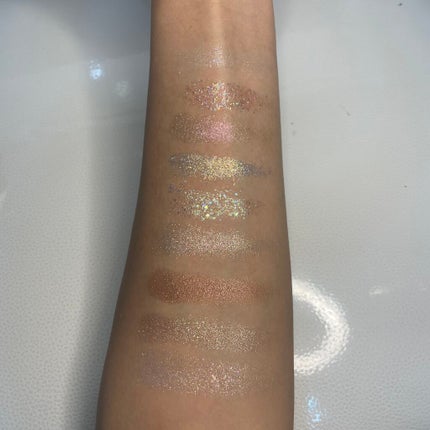 グリッターペディアアイパレット/unleashia/アイシャドウパレットを使ったクチコミ(5枚目)