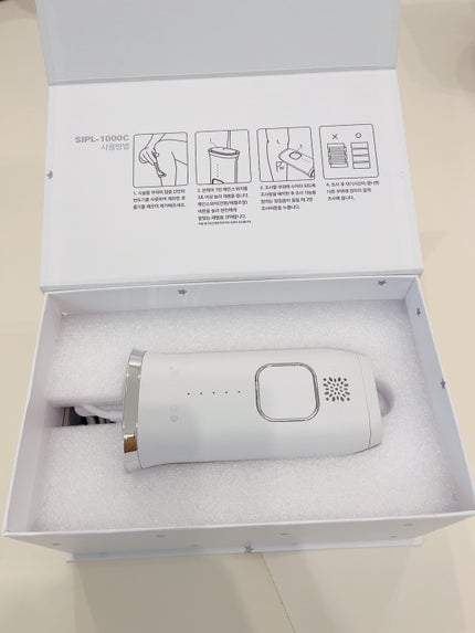 SIPL-1000C 家庭用光美容器/eosika/家庭用脱毛器を使ったクチコミ(2枚目)