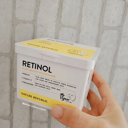 キューブマスク レチノール/ネイチャーリパブリック/シートマスク・パックを使ったクチコミ(1枚目)