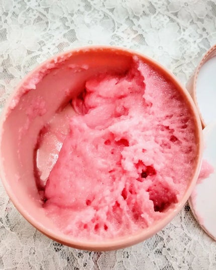 Q+Me スウィート ボム タラソ スクラブ/AGARISM/バスト・ヒップケアを使ったクチコミ(2枚目)