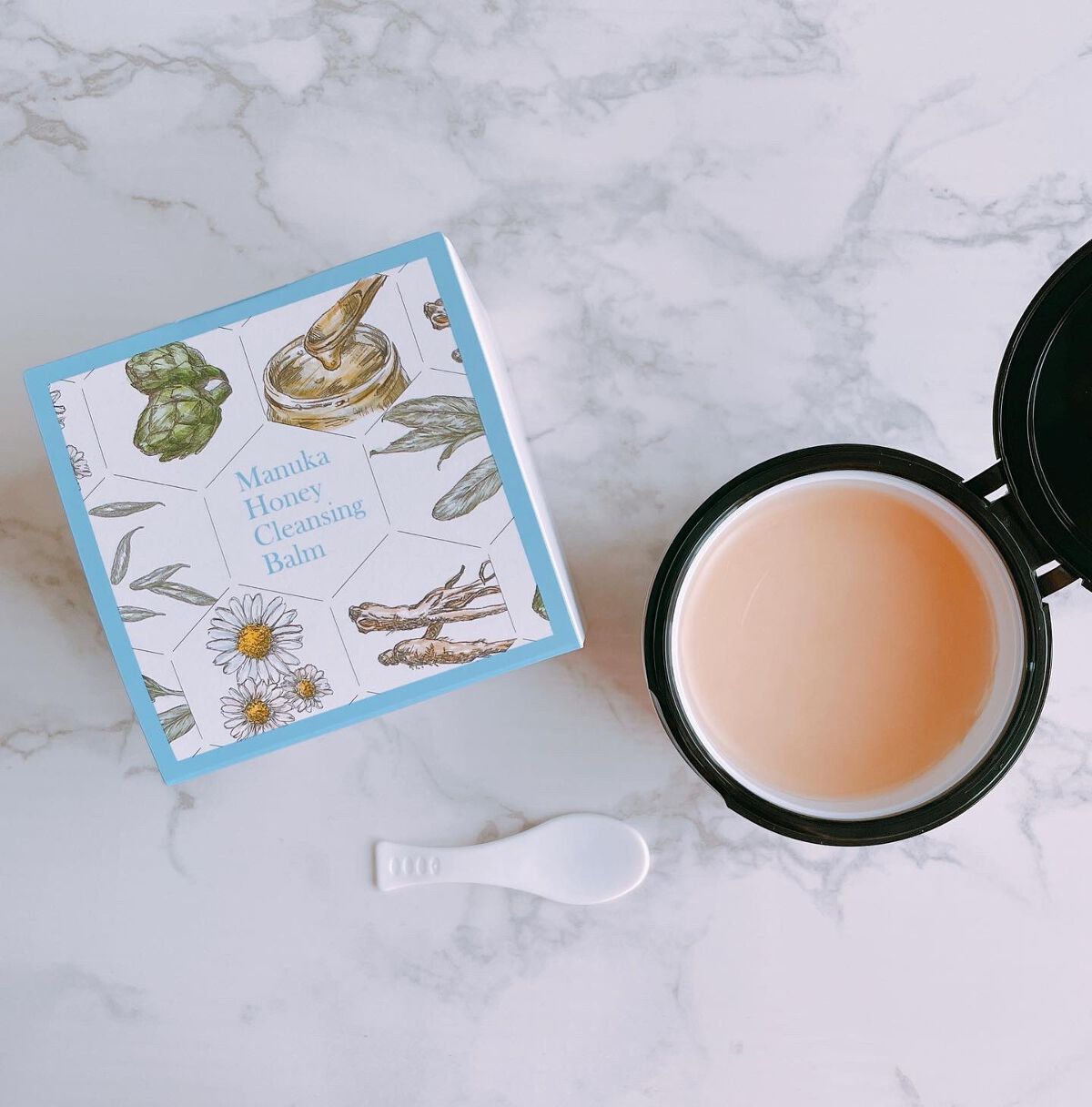 マヌカハニー クレンジングバーム/アピセラピーコスメティクス/クレンジングバームを使ったクチコミ（2枚目）