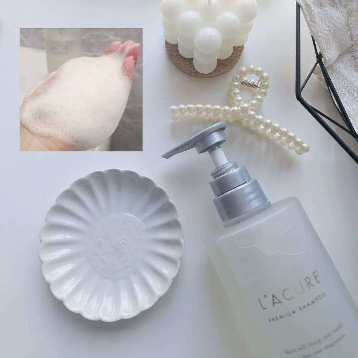プレミアムシャンプー／プレミアムトリートメント シャンプー/L'ACURE/市販シャンプーを使ったクチコミ（2枚目）
