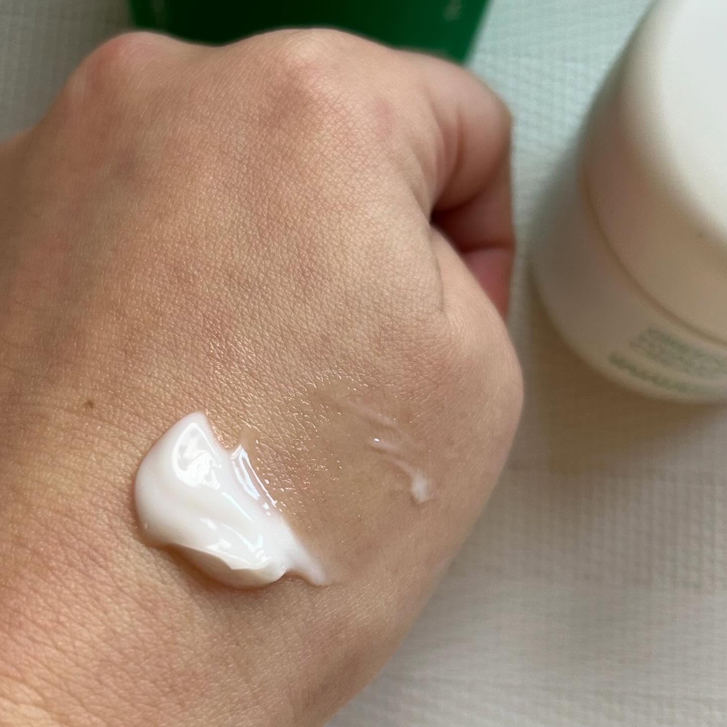 グリーンティーシード　ヒアルロン　クリーム/innisfree/フェイスクリームを使ったクチコミ（3枚目）