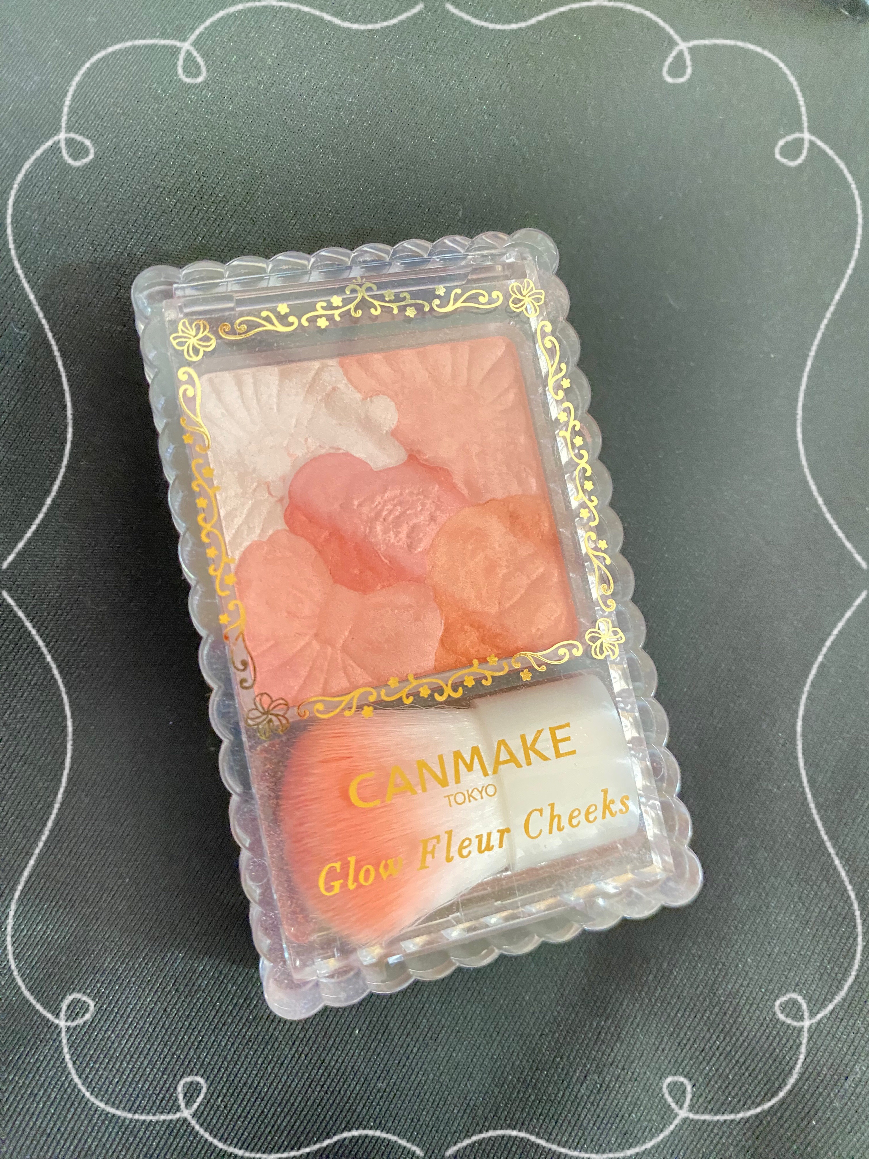 グロウフルールチークス/キャンメイク/パウダーチークを使ったクチコミ（1枚目）