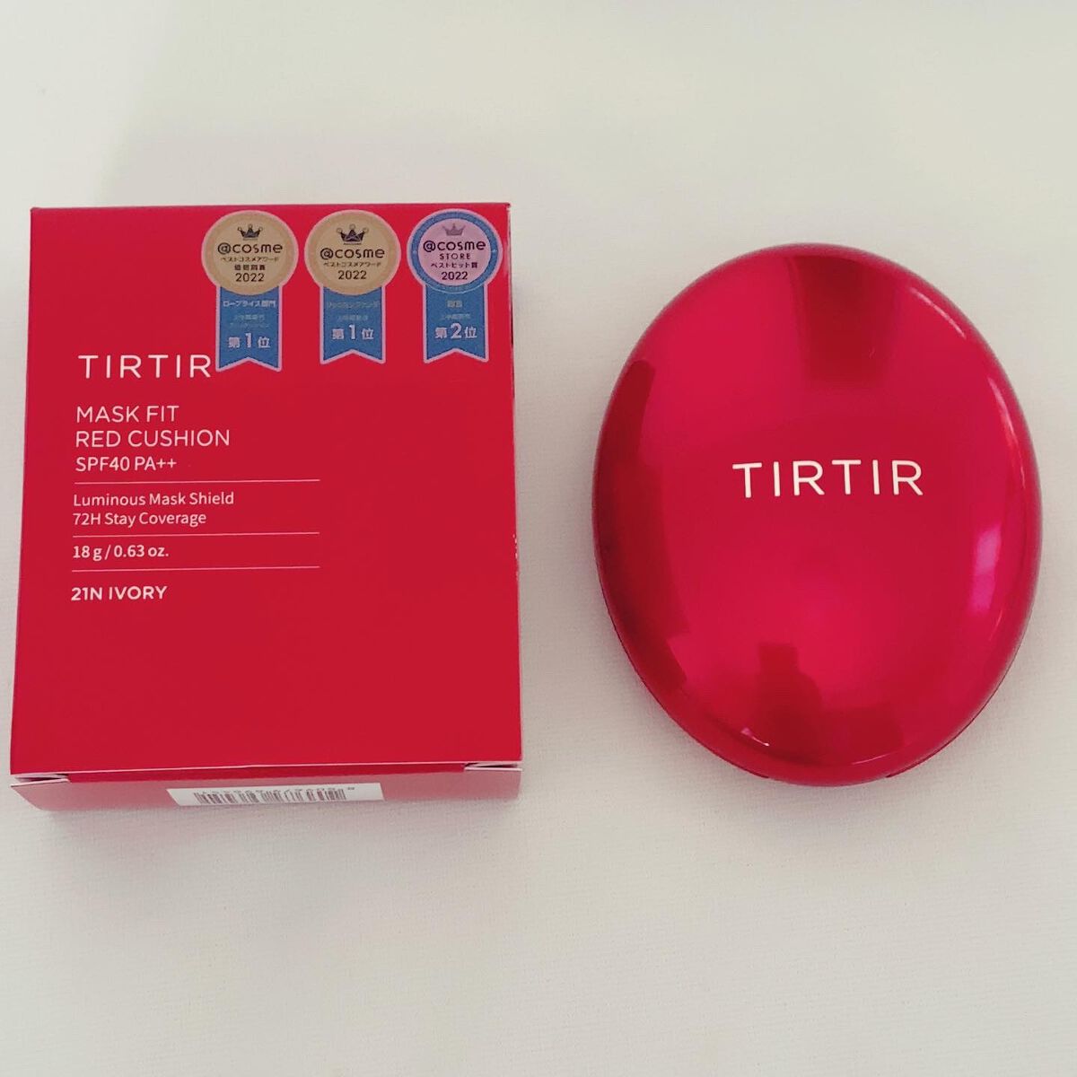 マスク フィット レッド クッション/TIRTIR(ティルティル)/クッションファンデーションを使ったクチコミ（2枚目）