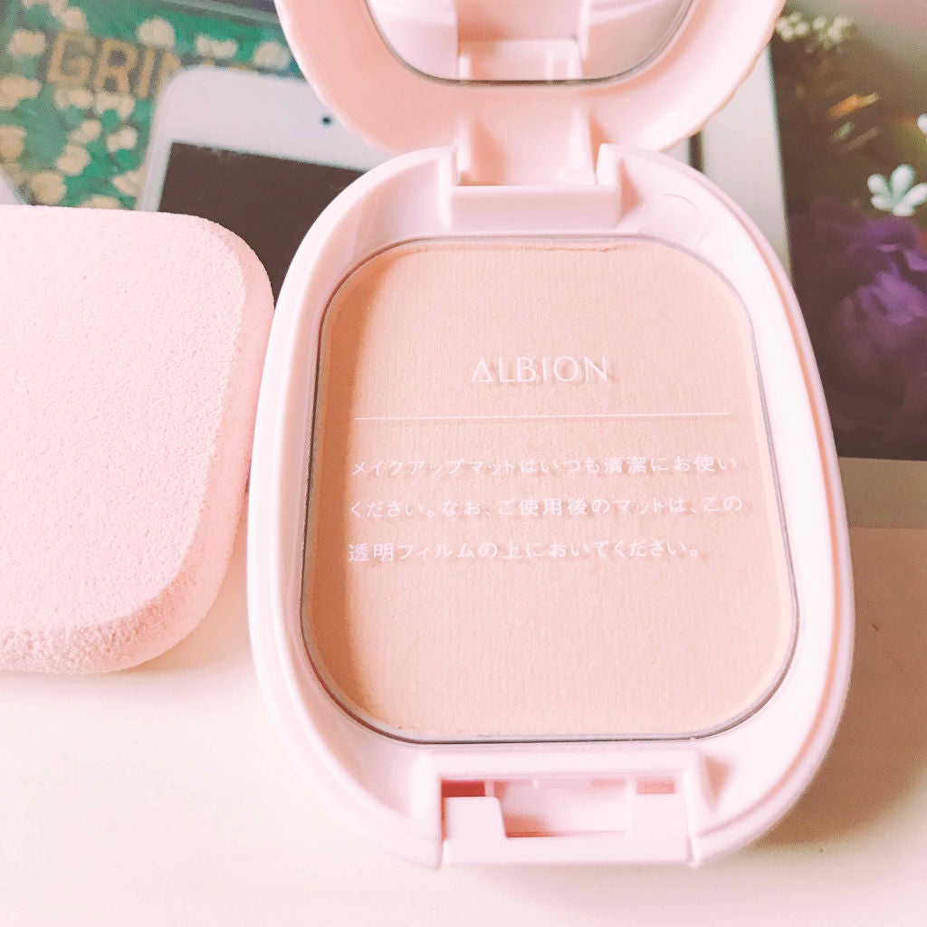 アルビオン スウィート モイスチュア シフォン/ALBION/パウダーファンデーションを使ったクチコミ(2枚目)