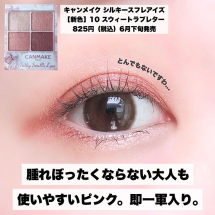 シルキースフレアイズ/キャンメイク/アイシャドウパレットを使ったクチコミ(6枚目)
