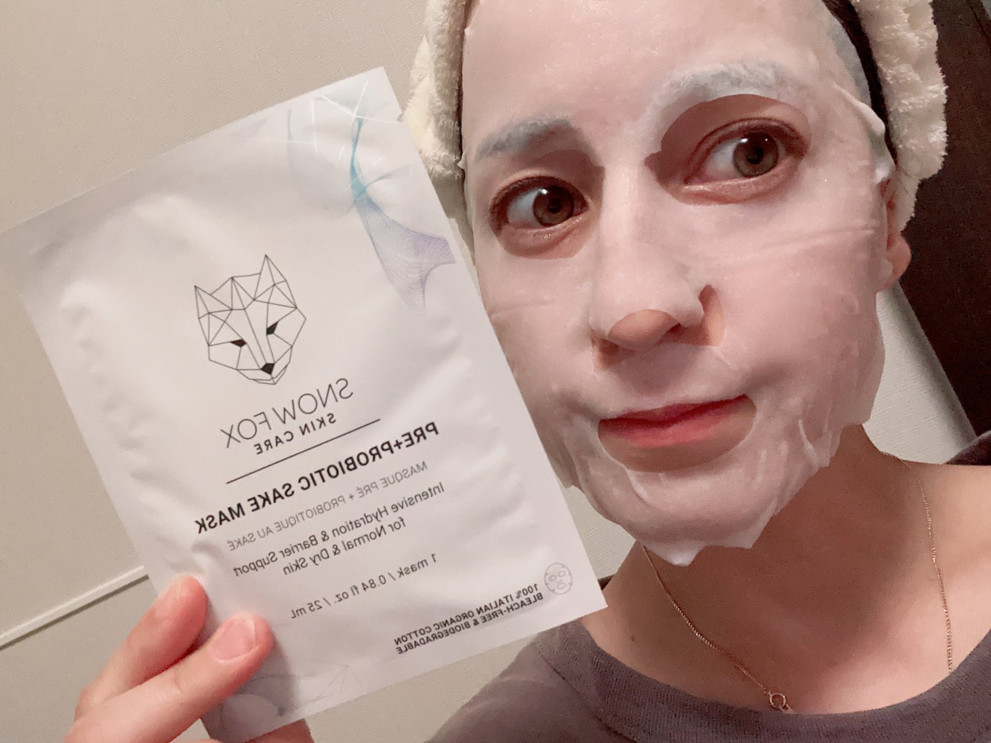 SAKE マスク/SNOW FOX SKINCARE/シートマスク・パックを使ったクチコミ(1枚目)