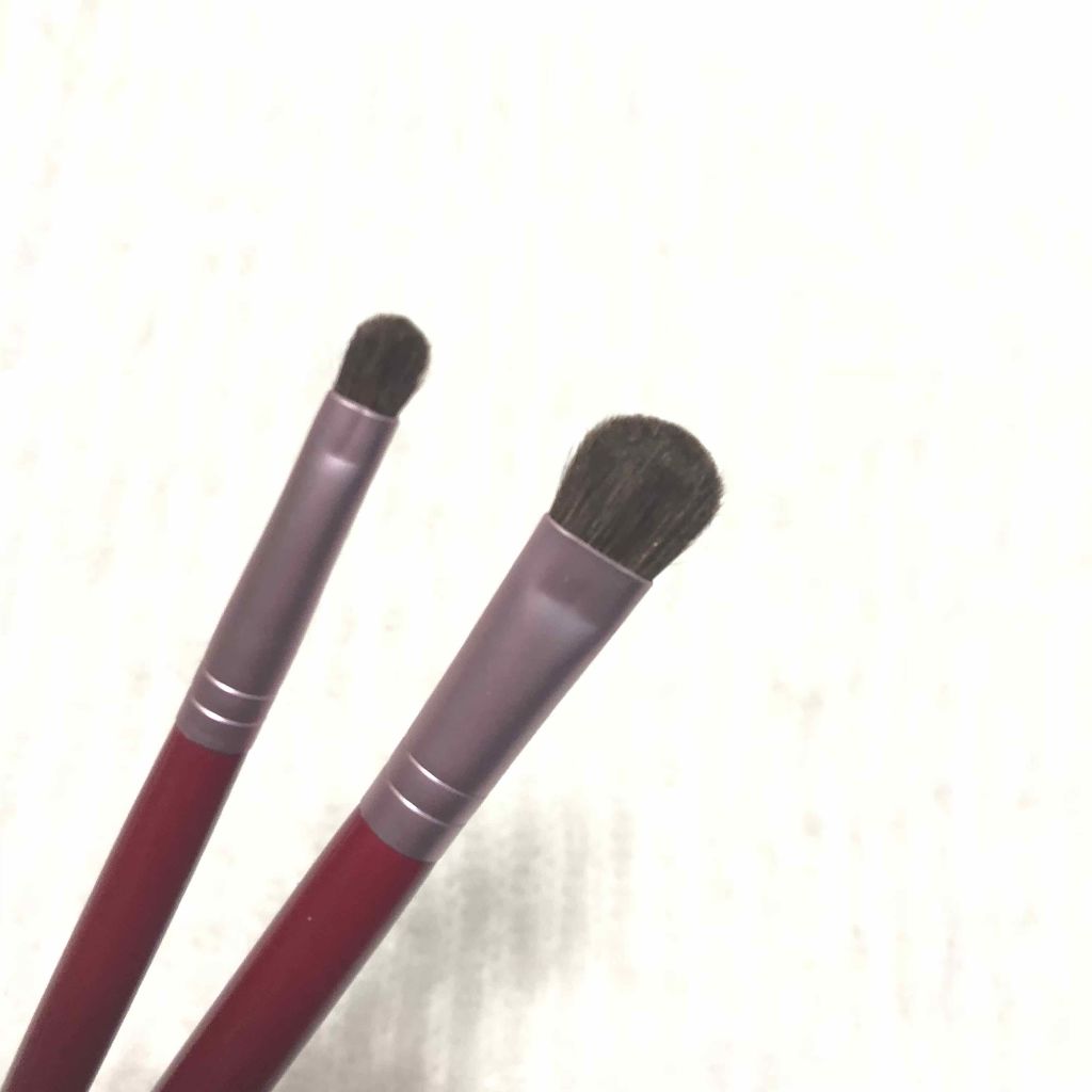 アイシャドウ&アイライナーブラシ/ラッキートレンディ/メイクブラシを使ったクチコミ（2枚目）