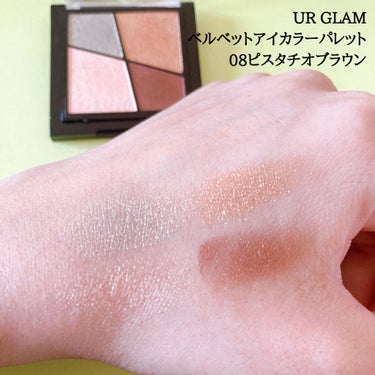 UR GLAM　VELVET EYE COLOR PALETTE/U R GLAM/アイシャドウパレットを使ったクチコミ（3枚目）