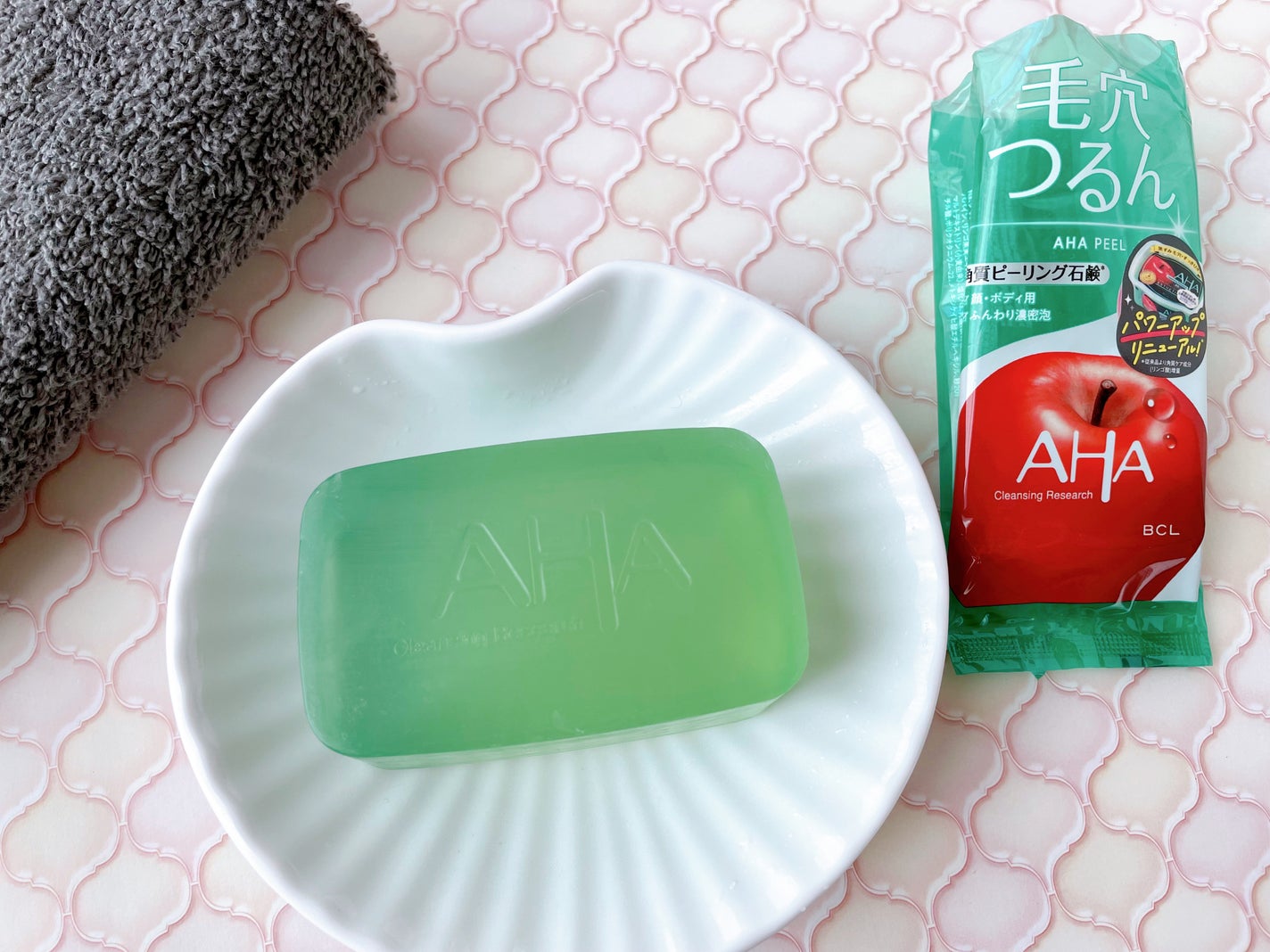 クレンジングリサーチ ソープ AHA&ピール/クレンジングリサーチ/洗顔石鹸を使ったクチコミ(1枚目)